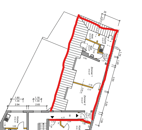 Prenájom bytu 2-izbový 49 m², Kirchstraße 21, Darmstadt, Hesensko Prenájom bytu 2-izbový 49 m², Kirchstraße 21, Darmstadt, Hesensko