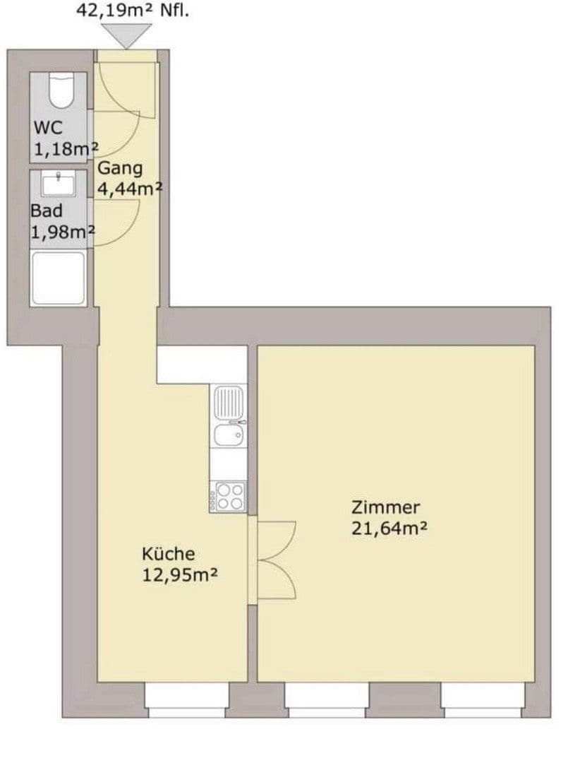 Predaj bytu 2-izbový 43 m², Wien, Viedeň Predaj bytu 2-izbový 43 m², Wien, Viedeň