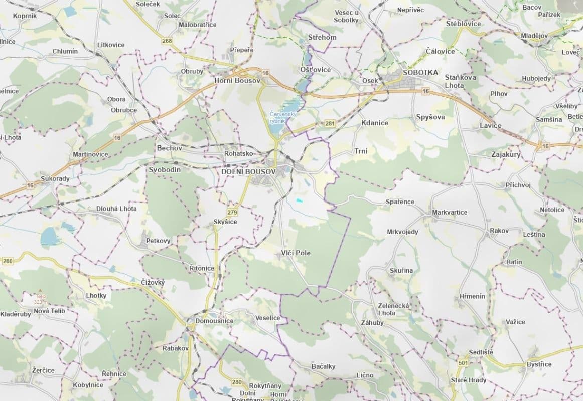 Predaj pozemku 2.628 m², Dolní Bousov, Středočeský kraj Predaj pozemku 2.628 m², Dolní Bousov, Středočeský kraj