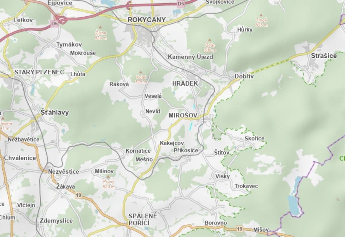 Predaj pozemku 20.493 m², Mirošov, Plzeňský kraj Predaj pozemku 20.493 m², Mirošov, Plzeňský kraj