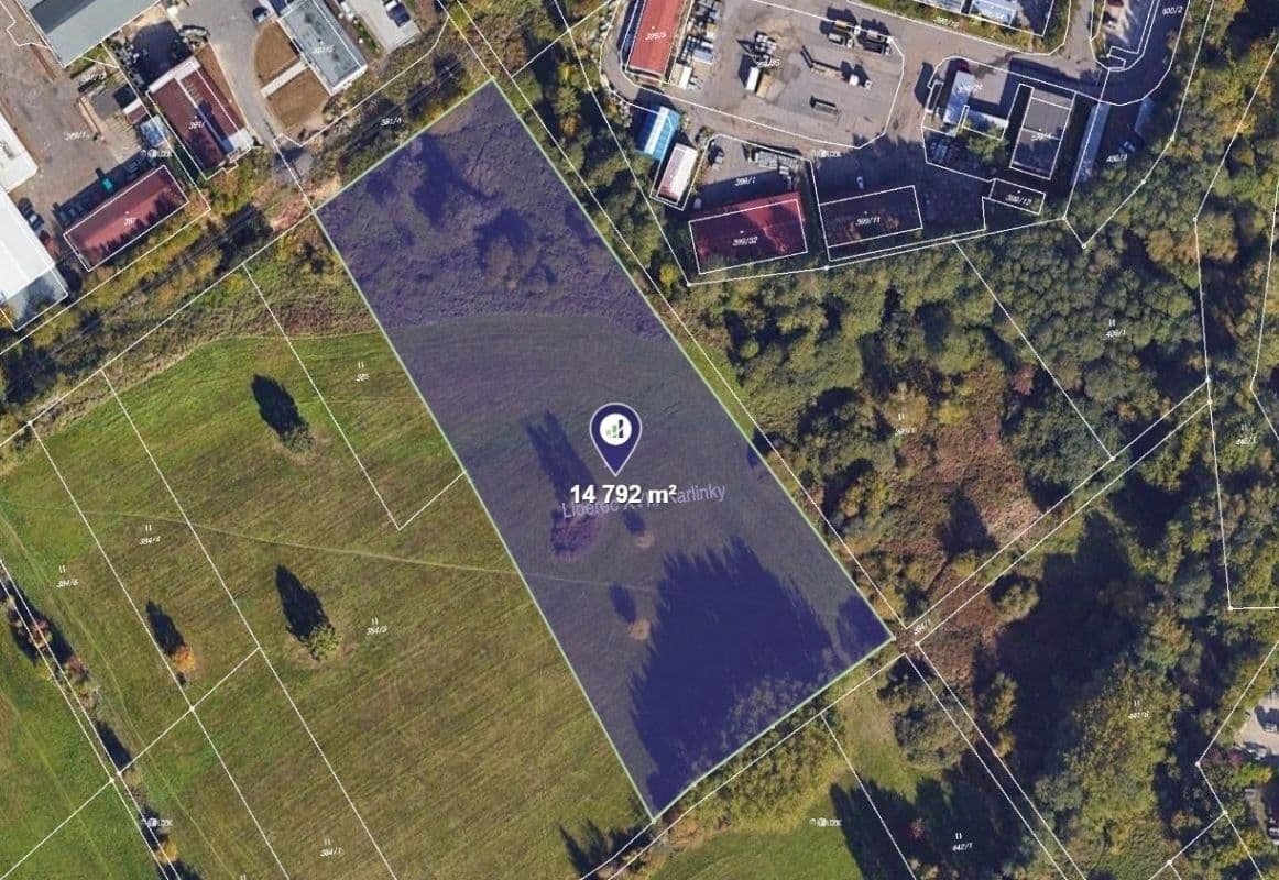 Predaj pozemku 14.792 m², Liberec, Liberecký kraj Predaj pozemku 14.792 m², Liberec, Liberecký kraj