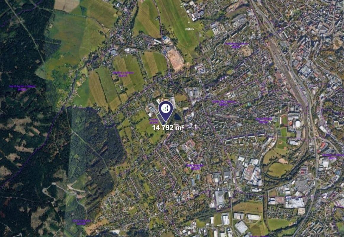 Predaj pozemku 14.792 m², Liberec, Liberecký kraj Predaj pozemku 14.792 m², Liberec, Liberecký kraj
