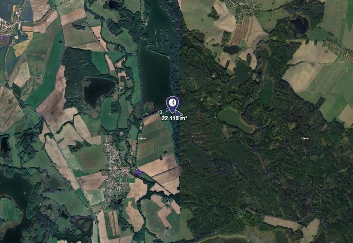 Predaj pozemku 22.118 m², Lužnice, Jihočeský kraj Predaj pozemku 22.118 m², Lužnice, Jihočeský kraj
