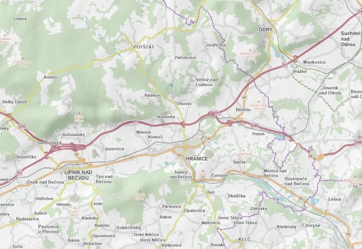 Predaj pozemku 43.911 m², Olšovec, Olomoucký kraj Predaj pozemku 43.911 m², Olšovec, Olomoucký kraj