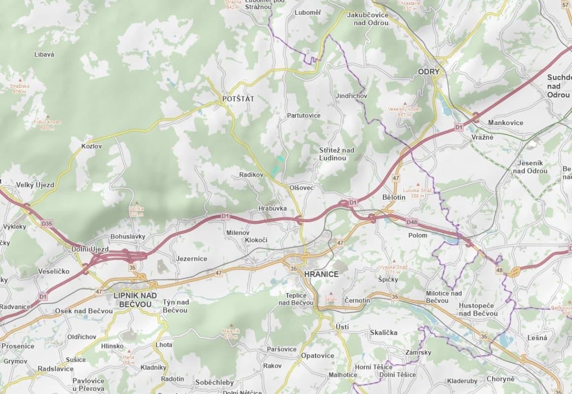 Predaj pozemku 37.044 m², Olšovec, Olomoucký kraj Predaj pozemku 37.044 m², Olšovec, Olomoucký kraj