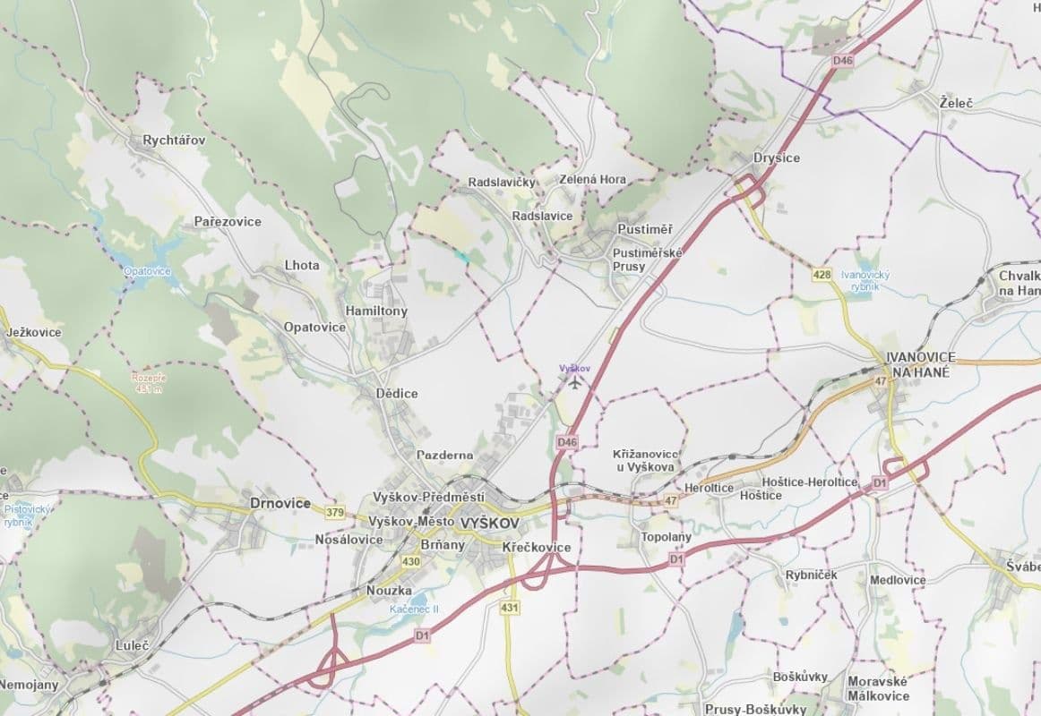 Predaj pozemku 7.855 m², Vyškov, Jihomoravský kraj Predaj pozemku 7.855 m², Vyškov, Jihomoravský kraj