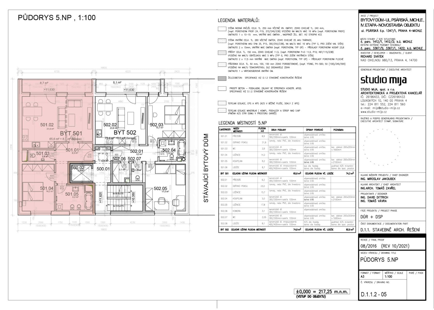 Predaj bytu 2-izbový 78 m², Psárská, Praha, Praha Predaj bytu 2-izbový 78 m², Psárská, Praha, Praha