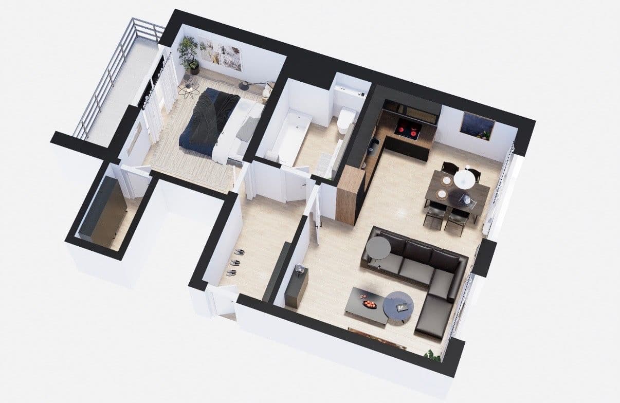 Predaj bytu 2-izbový 78 m², Psárská, Praha, Praha Predaj bytu 2-izbový 78 m², Psárská, Praha, Praha