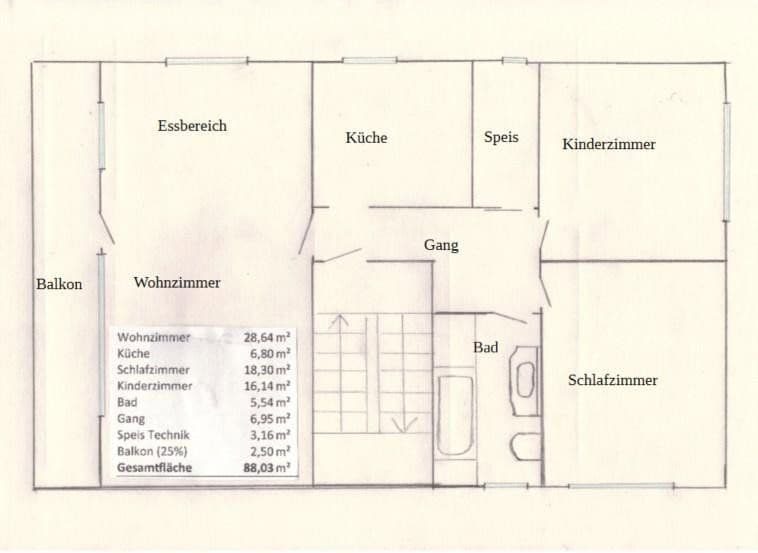 Prenájom bytu 3-izbový 88 m², Freising, Bavorsko Prenájom bytu 3-izbový 88 m², Freising, Bavorsko