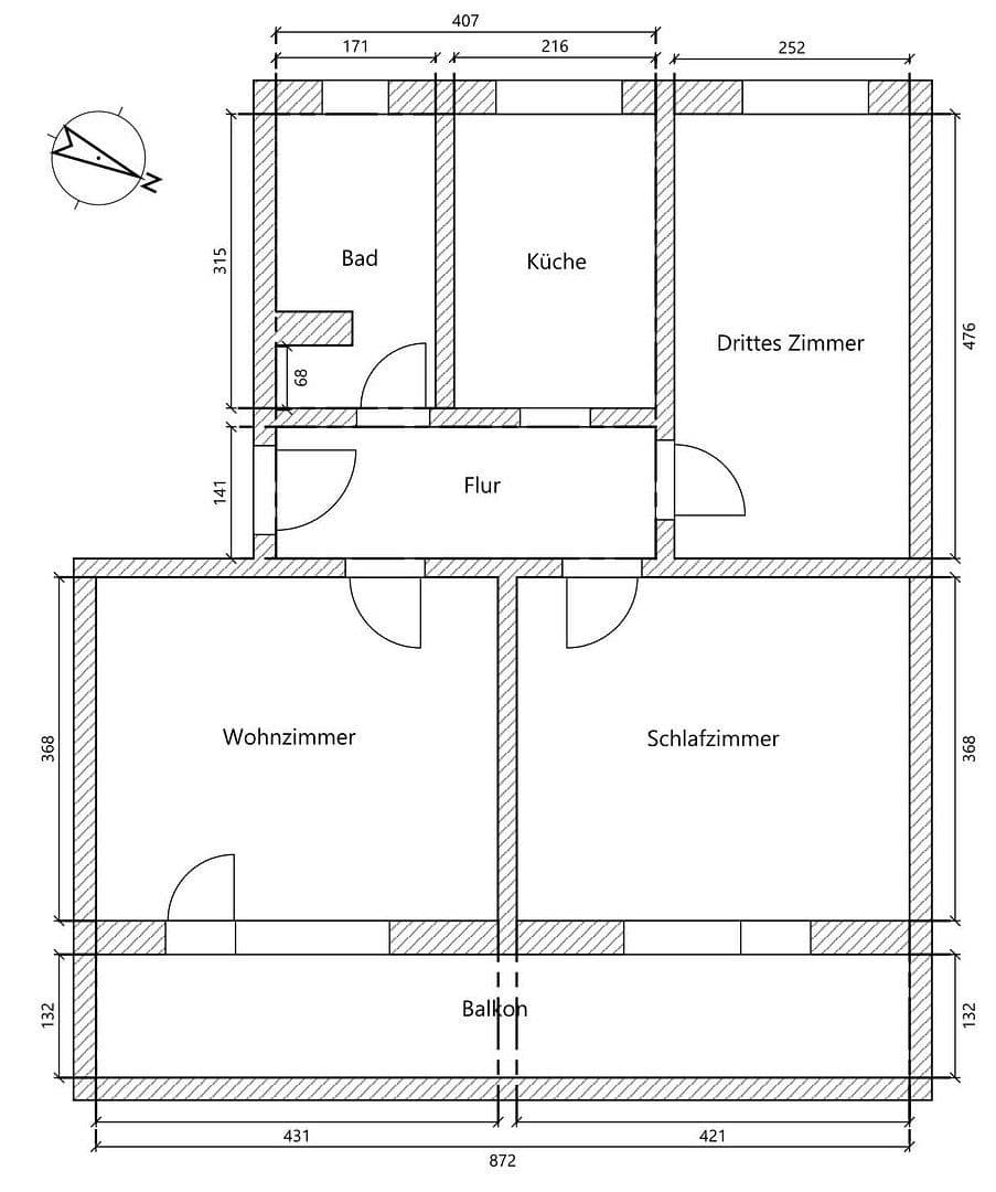 Predaj bytu 3-izbový 68 m², Nürnberg, Bavorsko Predaj bytu 3-izbový 68 m², Nürnberg, Bavorsko