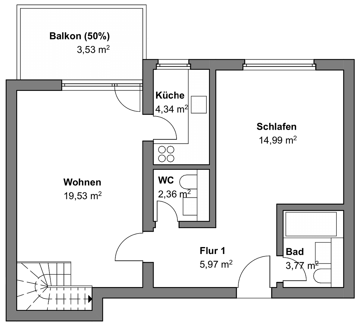 Prenájom bytu 4-izbový 86 m², Am Rebstock 12, Kabelsketal, Sasko-Anhaltsko Prenájom bytu 4-izbový 86 m², Am Rebstock 12, Kabelsketal, Sasko-Anhaltsko