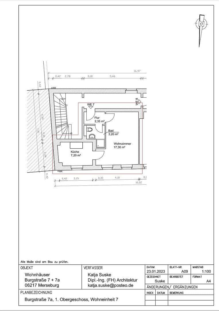 Prenájom bytu 1-izbový 31 m², Burgstraße 7a, Merseburg, Sasko-Anhaltsko Prenájom bytu 1-izbový 31 m², Burgstraße 7a, Merseburg, Sasko-Anhaltsko