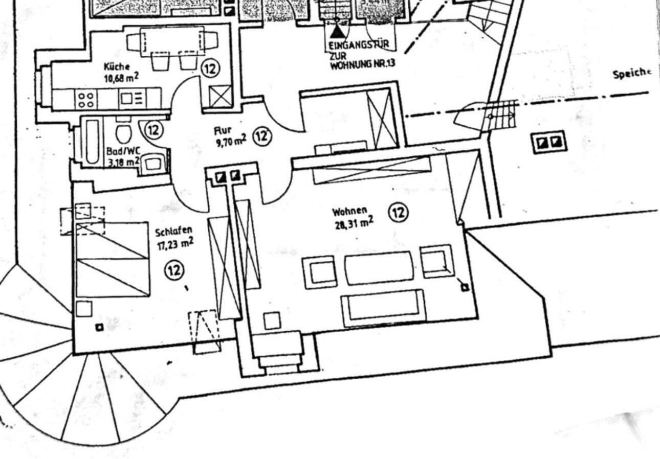 Predaj bytu 2-izbový 70 m², Am Stadtgraben, Landau an der Isar, Bavorsko Predaj bytu 2-izbový 70 m², Am Stadtgraben, Landau an der Isar, Bavorsko