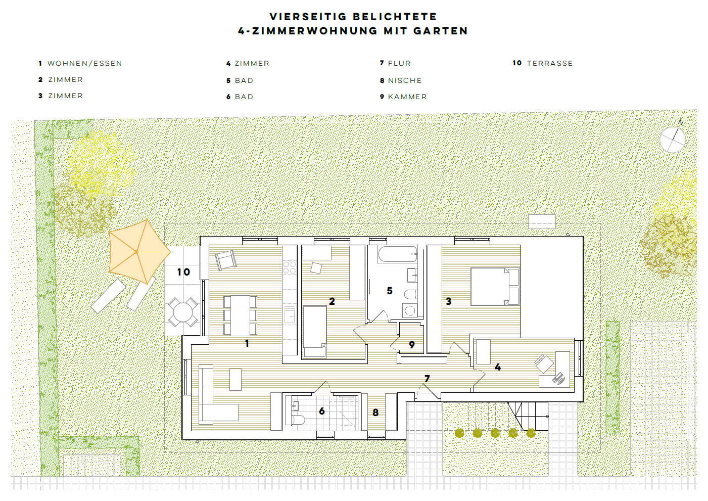 Prenájom bytu 4-izbový 98 m², Oderstraße 17, Bernau, Brandenbursko Prenájom bytu 4-izbový 98 m², Oderstraße 17, Bernau, Brandenbursko