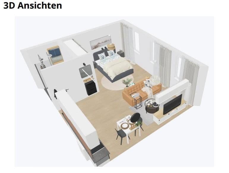 Prenájom bytu 1-izbový 35 m², München, Bavorsko Prenájom bytu 1-izbový 35 m², München, Bavorsko