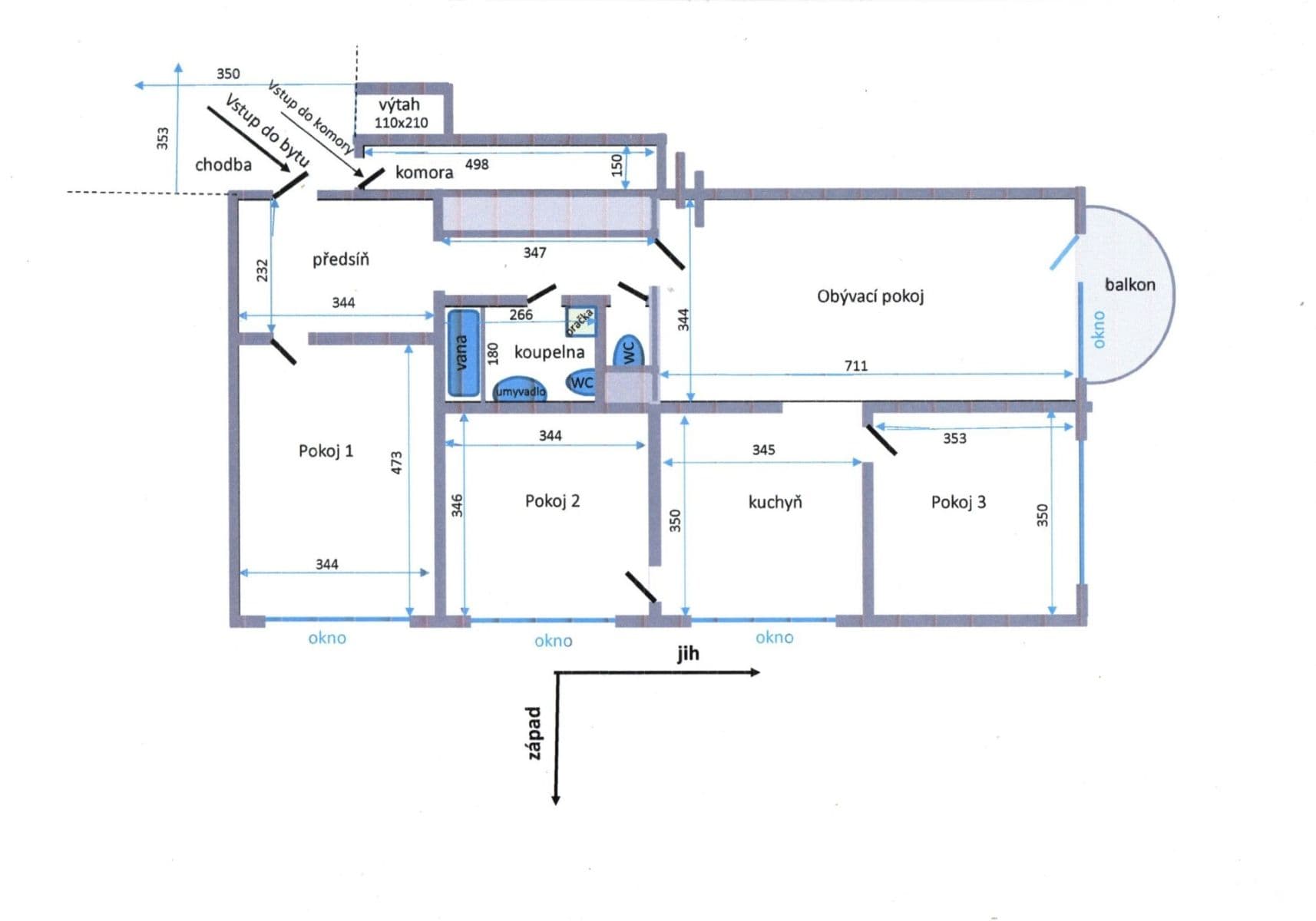 Predaj bytu 4-izbový 94 m², Staroměstská, České Budějovice, Jihočeský kraj Predaj bytu 4-izbový 94 m², Staroměstská, České Budějovice, Jihočeský kraj