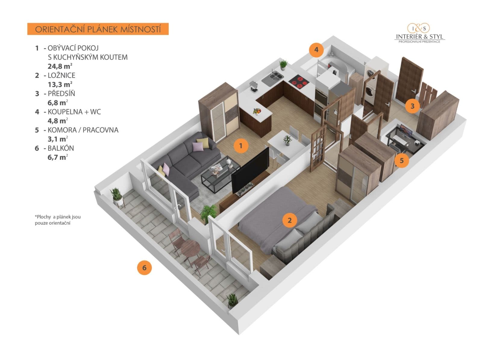 Predaj bytu 2-izbový 53 m², Pavla Beneše, Praha, Praha Predaj bytu 2-izbový 53 m², Pavla Beneše, Praha, Praha