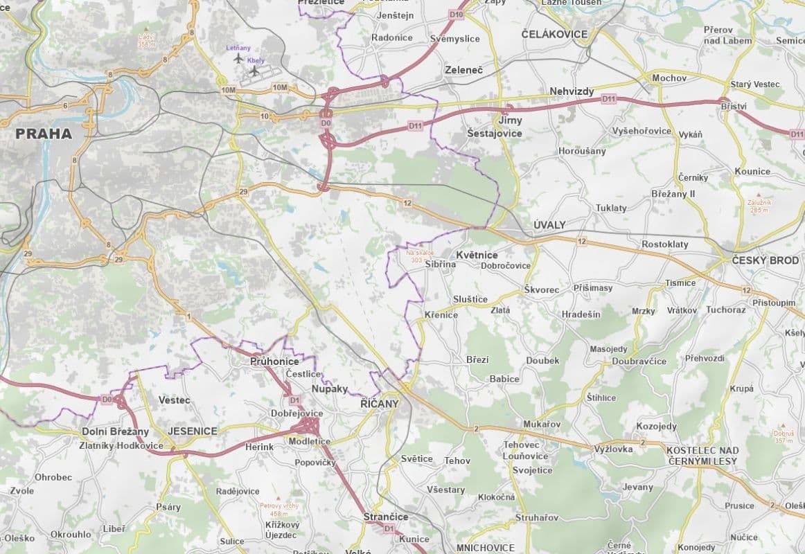 Predaj pozemku 5.022 m², Květnice, Středočeský kraj Predaj pozemku 5.022 m², Květnice, Středočeský kraj