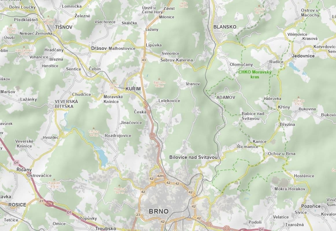 Predaj pozemku 771 m², Svinošice, Jihomoravský kraj Predaj pozemku 771 m², Svinošice, Jihomoravský kraj