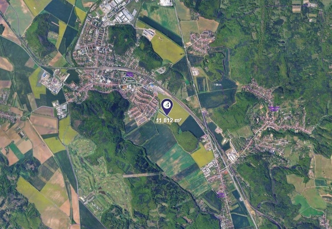 Predaj pozemku 3.691 m², Kuřim, Jihomoravský kraj Predaj pozemku 3.691 m², Kuřim, Jihomoravský kraj