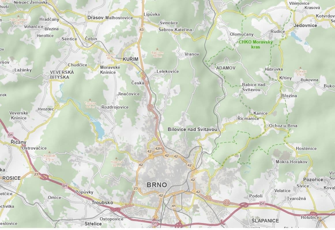 Predaj pozemku 7.094 m², Kuřim, Jihomoravský kraj Predaj pozemku 7.094 m², Kuřim, Jihomoravský kraj