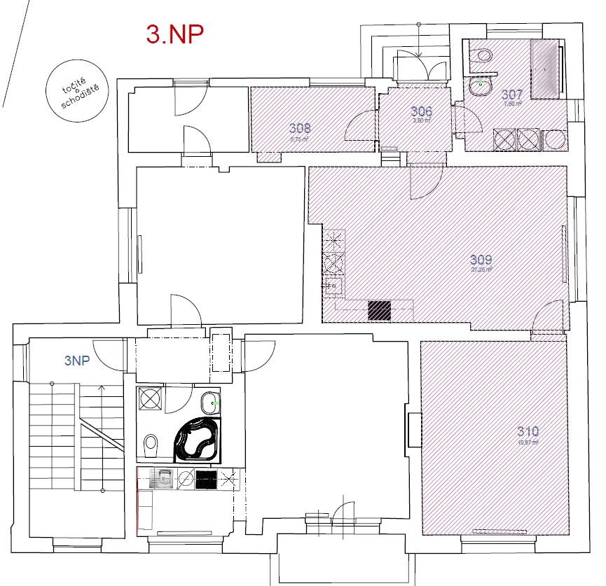 Prenájom bytu 3-izbový 64 m², Pod Labuťkou, Praha, Praha Prenájom bytu 3-izbový 64 m², Pod Labuťkou, Praha, Praha