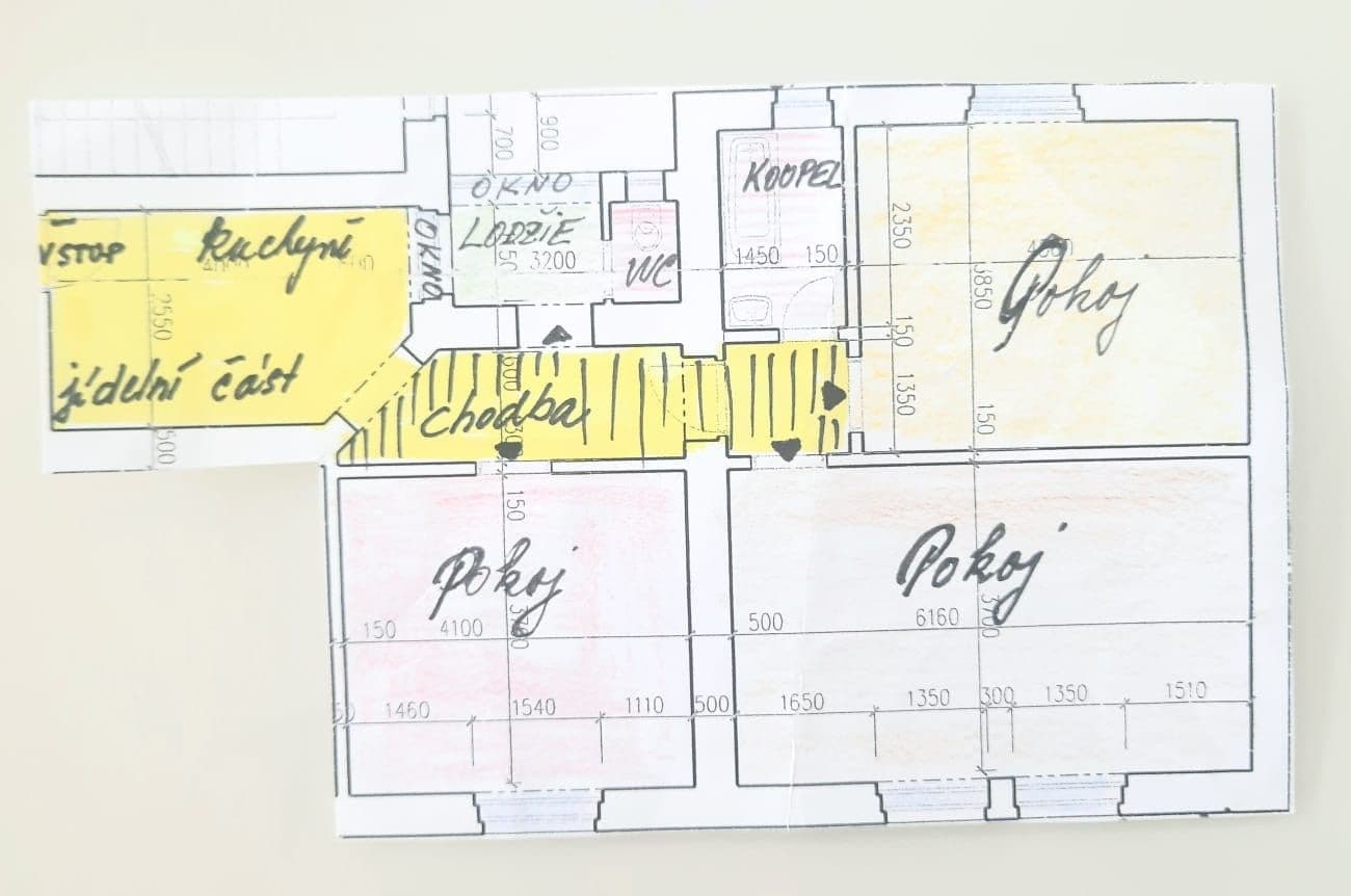 Prenájom bytu 3-izbový 90 m², Krásova, Praha, Praha Prenájom bytu 3-izbový 90 m², Krásova, Praha, Praha