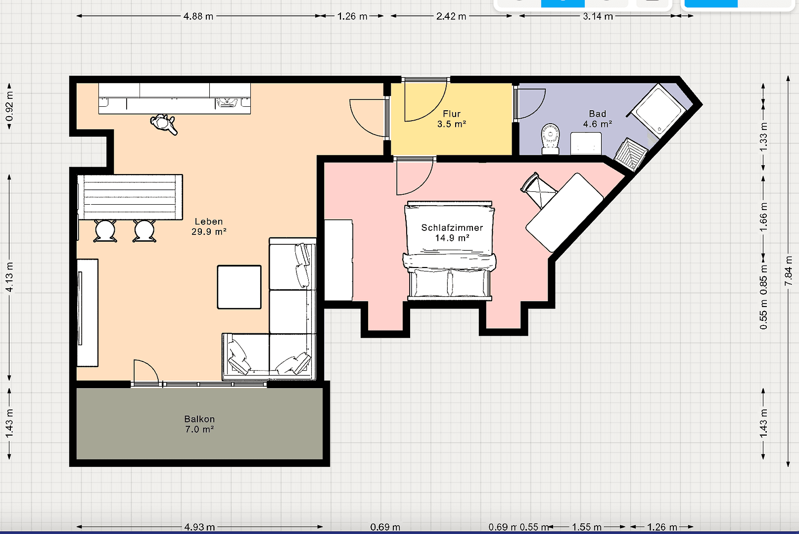 Prenájom bytu 2-izbový 54 m², Haeberlinstrasse 8, Stuttgart-Vaihingen, Bádensko-Wurttembersko Prenájom bytu 2-izbový 54 m², Haeberlinstrasse 8, Stuttgart-Vaihingen, Bádensko-Wurttembersko