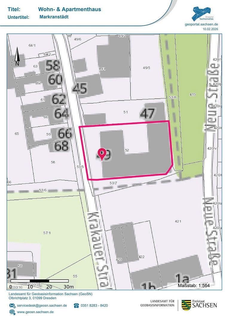 Predaj domu 1.843 m², pozemek 1.250 m², Krakauer Straße 49, Markranstädt, Sasko Predaj domu 1.843 m², pozemek 1.250 m², Krakauer Straße 49, Markranstädt, Sasko