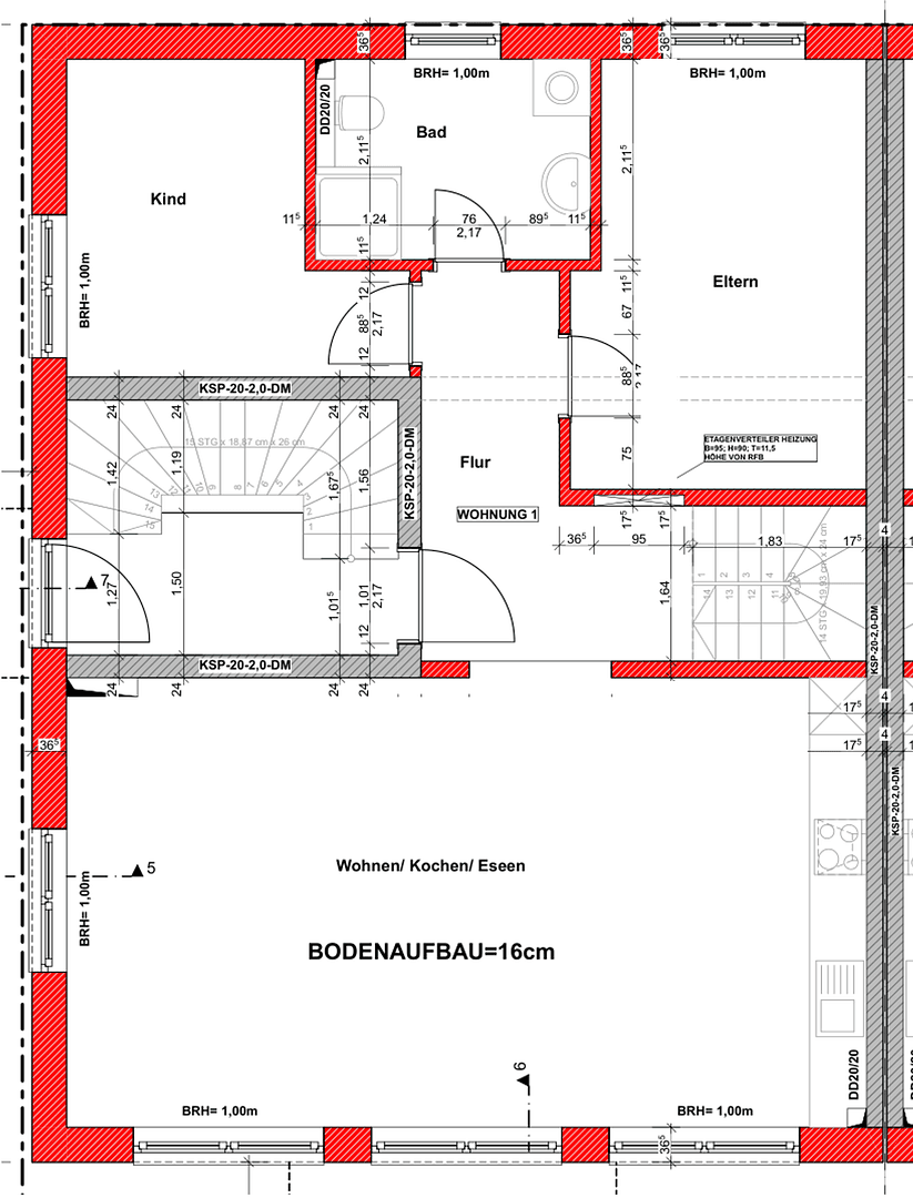 Prenájom bytu 3-izbový 83 m², Ludwig-Bergsträsser-Str. 8, Mörfelden-Walldorf, Hesensko Prenájom bytu 3-izbový 83 m², Ludwig-Bergsträsser-Str. 8, Mörfelden-Walldorf, Hesensko