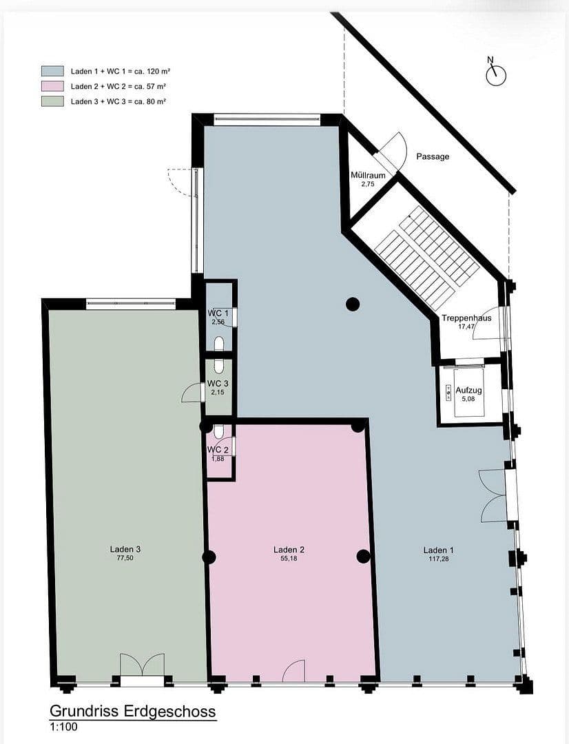 Prenájom nebytového priestoru 80 m², Markt 11, Ahaus, Severné Porýnie - Westfálsko Prenájom nebytového priestoru 80 m², Markt 11, Ahaus, Severné Porýnie - Westfálsko