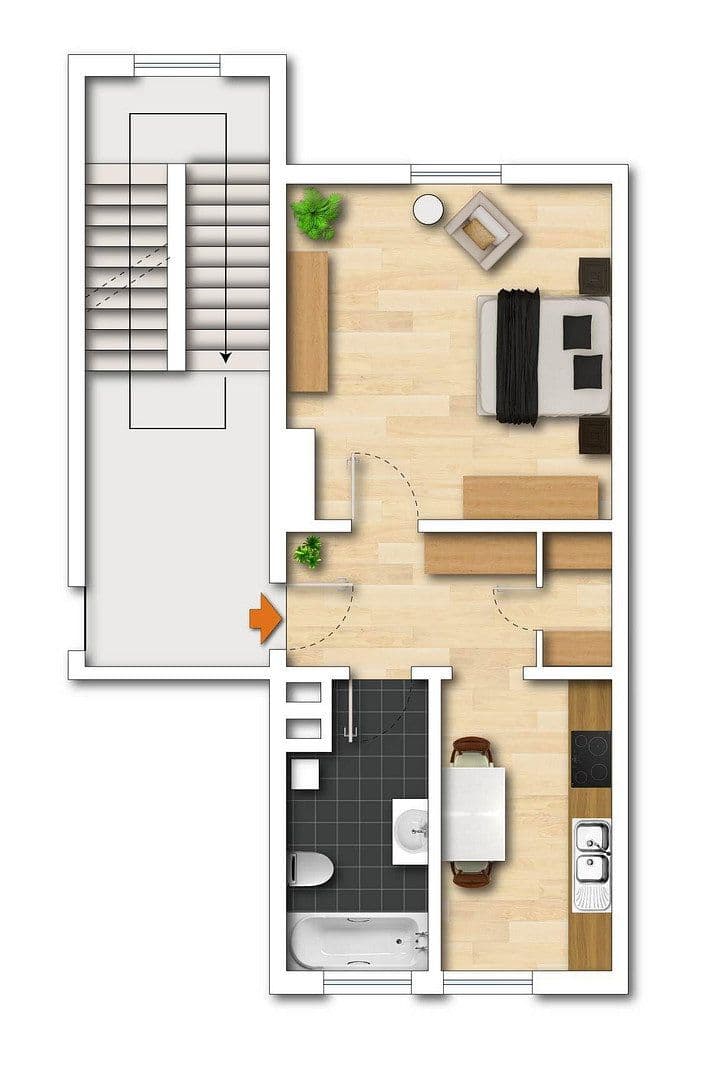 Predaj bytu 2-izbový 41 m², Hauptstr. 1b, Landstuhl, Porýnie-Falcko Predaj bytu 2-izbový 41 m², Hauptstr. 1b, Landstuhl, Porýnie-Falcko