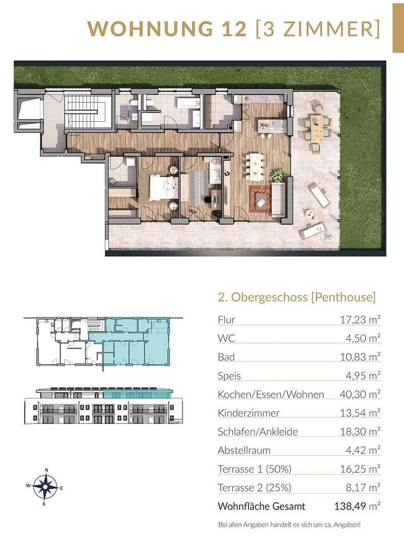 Predaj bytu 3-izbový 139 m², Löwenzahnstraße 5, Julbach, Bavorsko Predaj bytu 3-izbový 139 m², Löwenzahnstraße 5, Julbach, Bavorsko