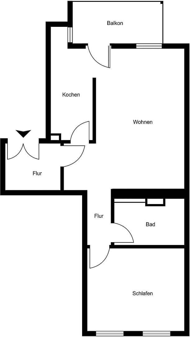 Predaj bytu 2-izbový 56 m², Chemnitz, Sasko Predaj bytu 2-izbový 56 m², Chemnitz, Sasko