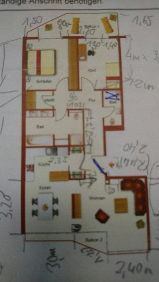 Prenájom bytu 3-izbový 95 m², Leipzig, Sasko Prenájom bytu 3-izbový 95 m², Leipzig, Sasko