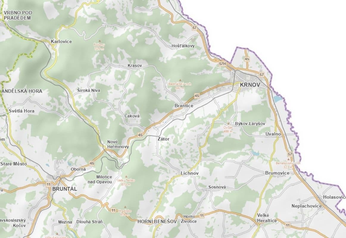 Predaj pozemku 2.055 m², Zátor, Moravskoslezský kraj Predaj pozemku 2.055 m², Zátor, Moravskoslezský kraj