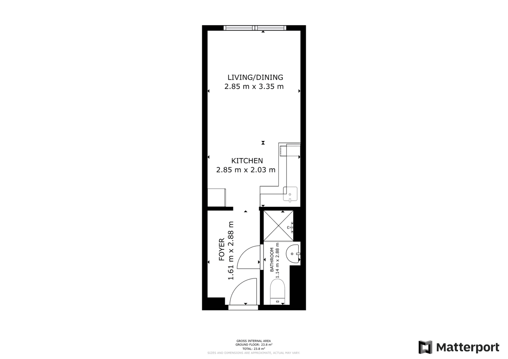 Prenájom bytu 1-izbový 23 m², Čenětická, Praha, Praha Prenájom bytu 1-izbový 23 m², Čenětická, Praha, Praha