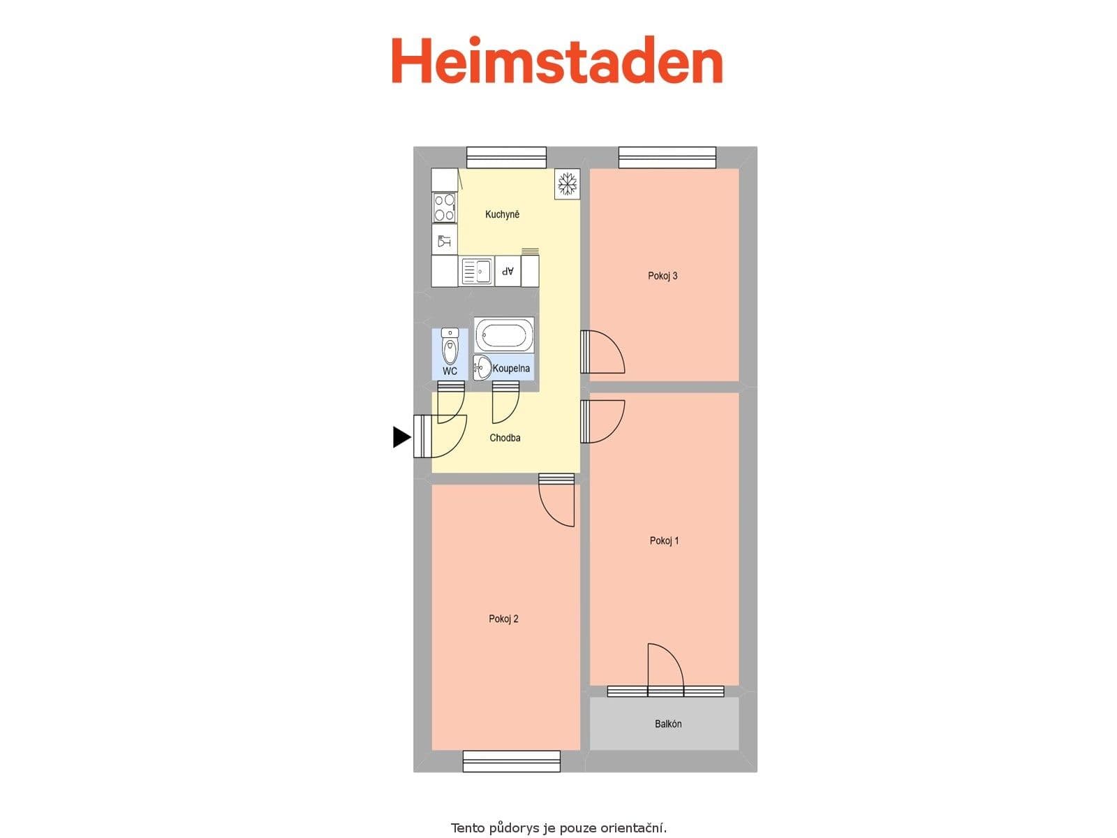 Prenájom bytu 3-izbový 69 m², Resslova, Havířov, Moravskoslezský kraj Prenájom bytu 3-izbový 69 m², Resslova, Havířov, Moravskoslezský kraj