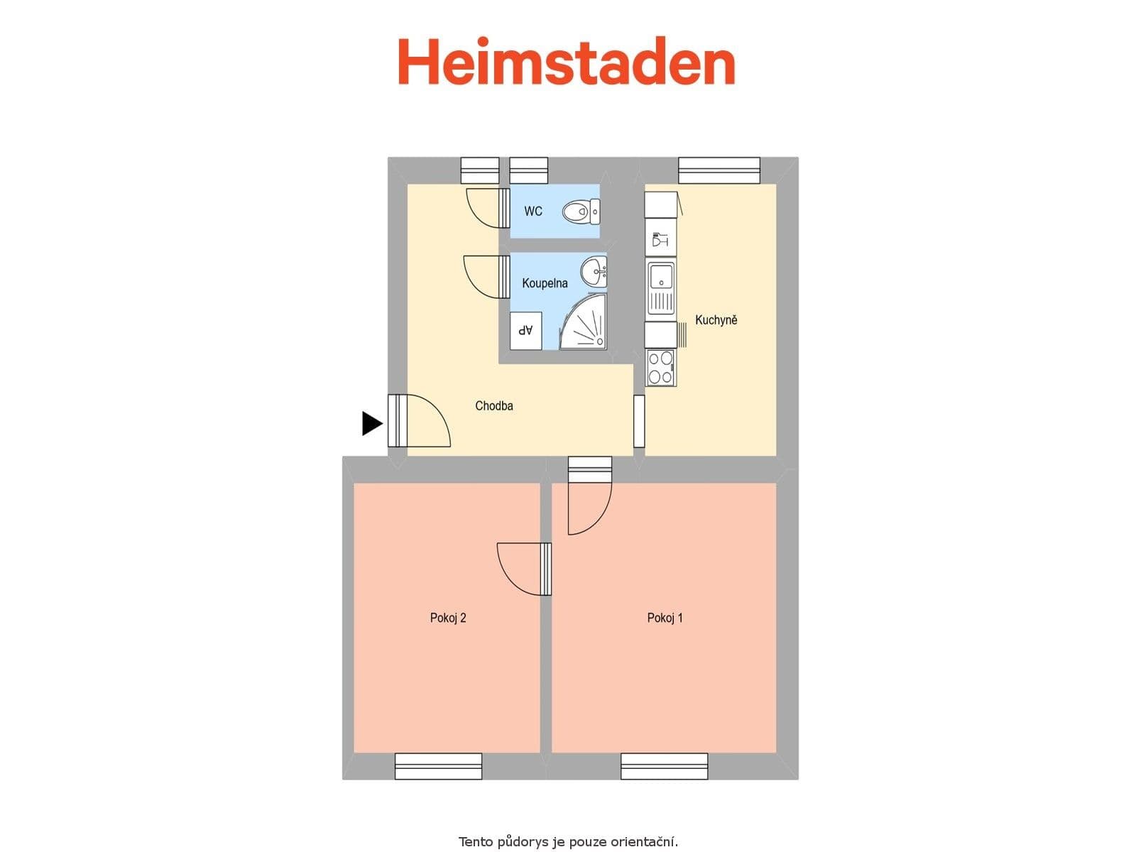 Prenájom bytu 2-izbový 54 m², Chopinova, Havířov, Moravskoslezský kraj Prenájom bytu 2-izbový 54 m², Chopinova, Havířov, Moravskoslezský kraj