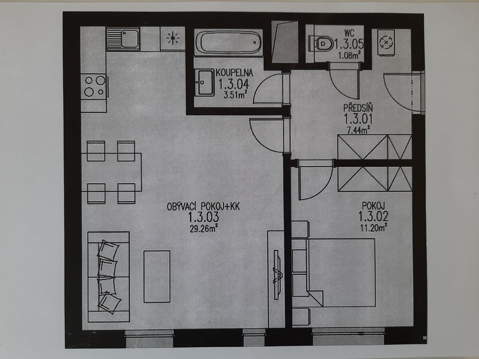 Prenájom bytu 2-izbový 56 m², Práčská, Praha, Praha Prenájom bytu 2-izbový 56 m², Práčská, Praha, Praha