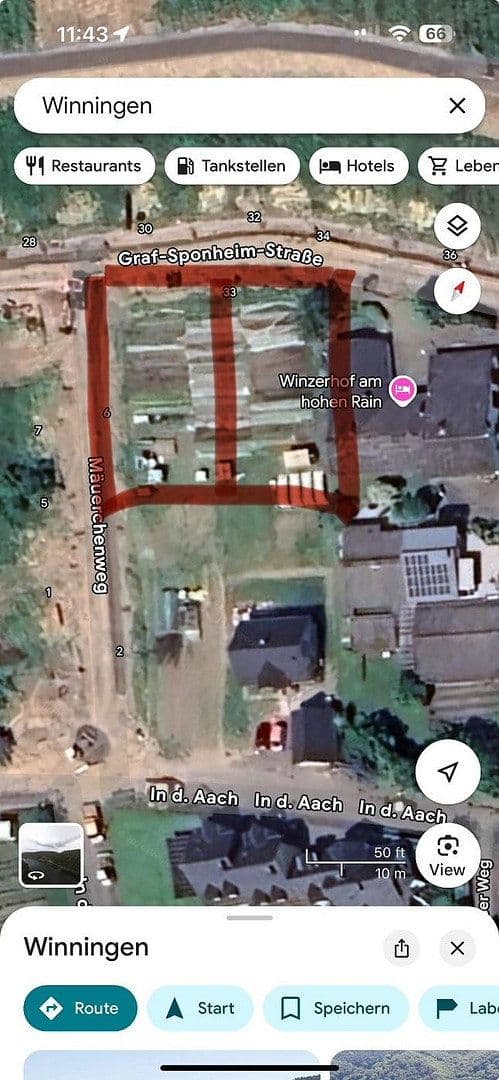 Predaj pozemku 501 m², Im Mäuerchen 5, Winningen, Porýnie-Falcko Predaj pozemku 501 m², Im Mäuerchen 5, Winningen, Porýnie-Falcko