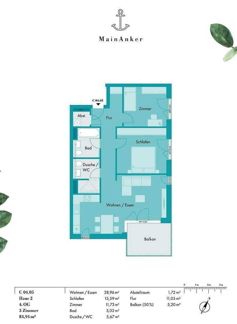 Prenájom bytu 3-izbový 85 m², Hattersheim am Main, Hesensko Prenájom bytu 3-izbový 85 m², Hattersheim am Main, Hesensko