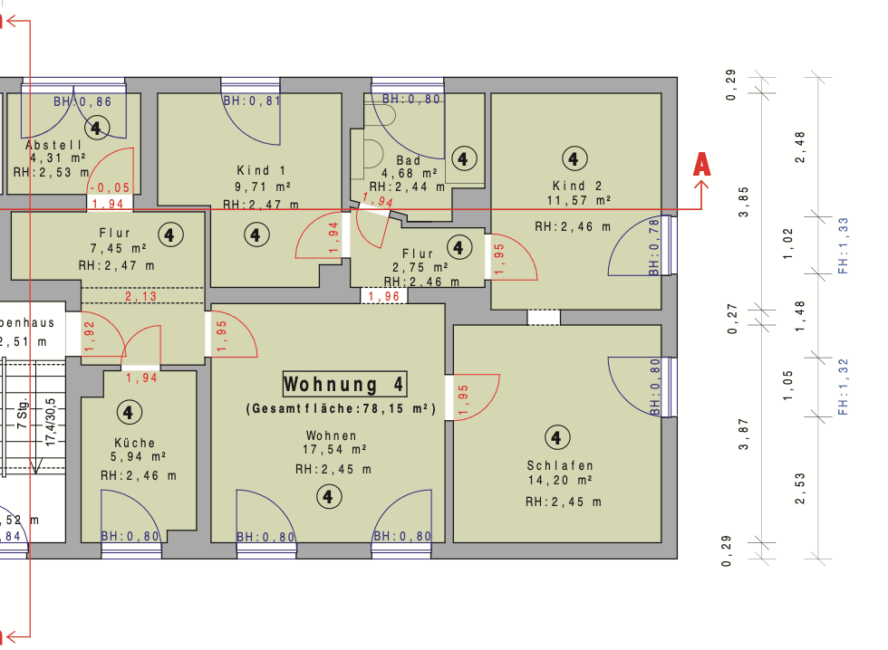 Prenájom bytu 4-izbový 79 m², Neukieritzsch, Sasko Prenájom bytu 4-izbový 79 m², Neukieritzsch, Sasko