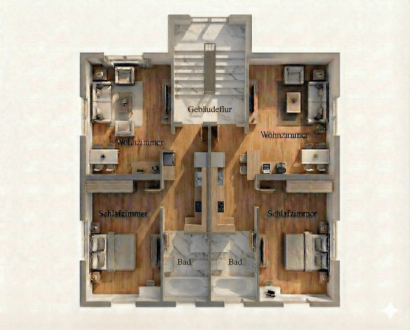 Prenájom bytu 2-izbový 43 m², Grillparzerweg 41, Wuppertal, Severné Porýnie - Westfálsko Prenájom bytu 2-izbový 43 m², Grillparzerweg 41, Wuppertal, Severné Porýnie - Westfálsko