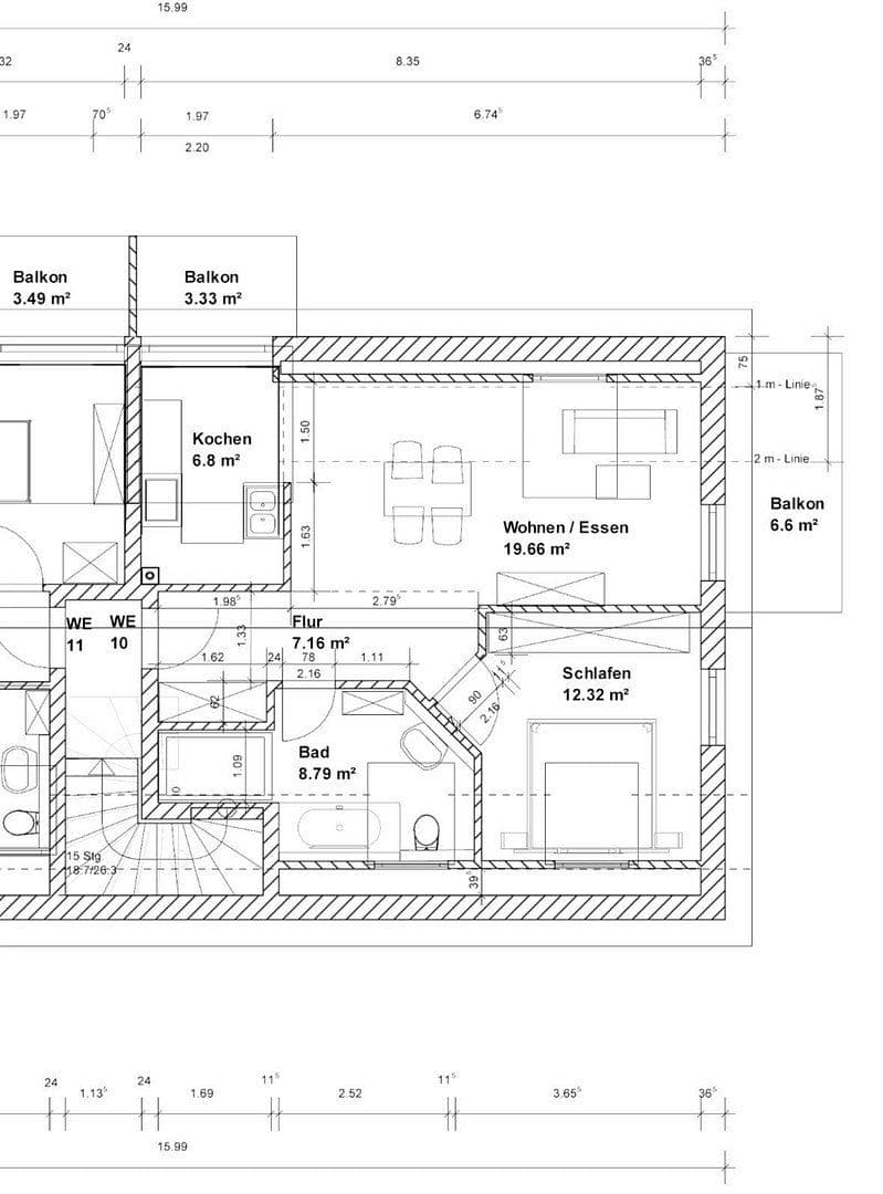 Predaj bytu 2-izbový 54 m², Ingolstadt, Bavorsko Predaj bytu 2-izbový 54 m², Ingolstadt, Bavorsko