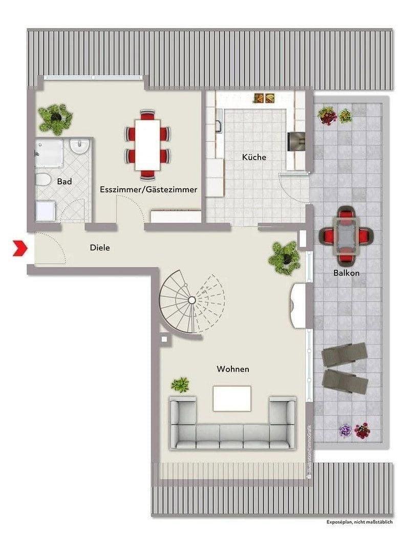 Prenájom bytu 3-izbový 115 m², Bachstraße 37, Rheinstetten, Bádensko-Wurttembersko Prenájom bytu 3-izbový 115 m², Bachstraße 37, Rheinstetten, Bádensko-Wurttembersko