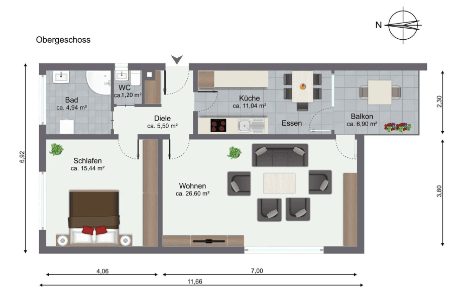 Prenájom bytu 2-izbový 69 m², Malmsheimer Str. 2-4, Weil der Stadt, Bádensko-Wurttembersko Prenájom bytu 2-izbový 69 m², Malmsheimer Str. 2-4, Weil der Stadt, Bádensko-Wurttembersko
