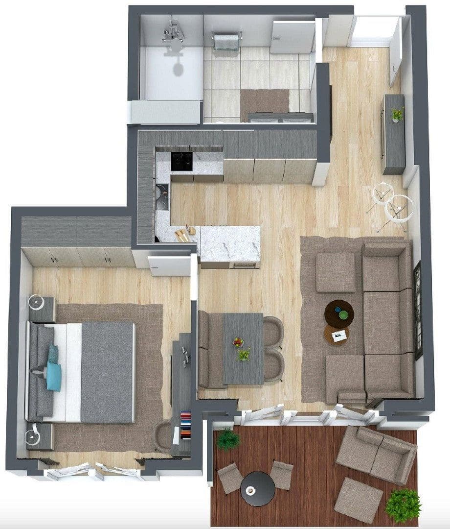 Prenájom bytu 2-izbový 65 m², München, Bavorsko Prenájom bytu 2-izbový 65 m², München, Bavorsko