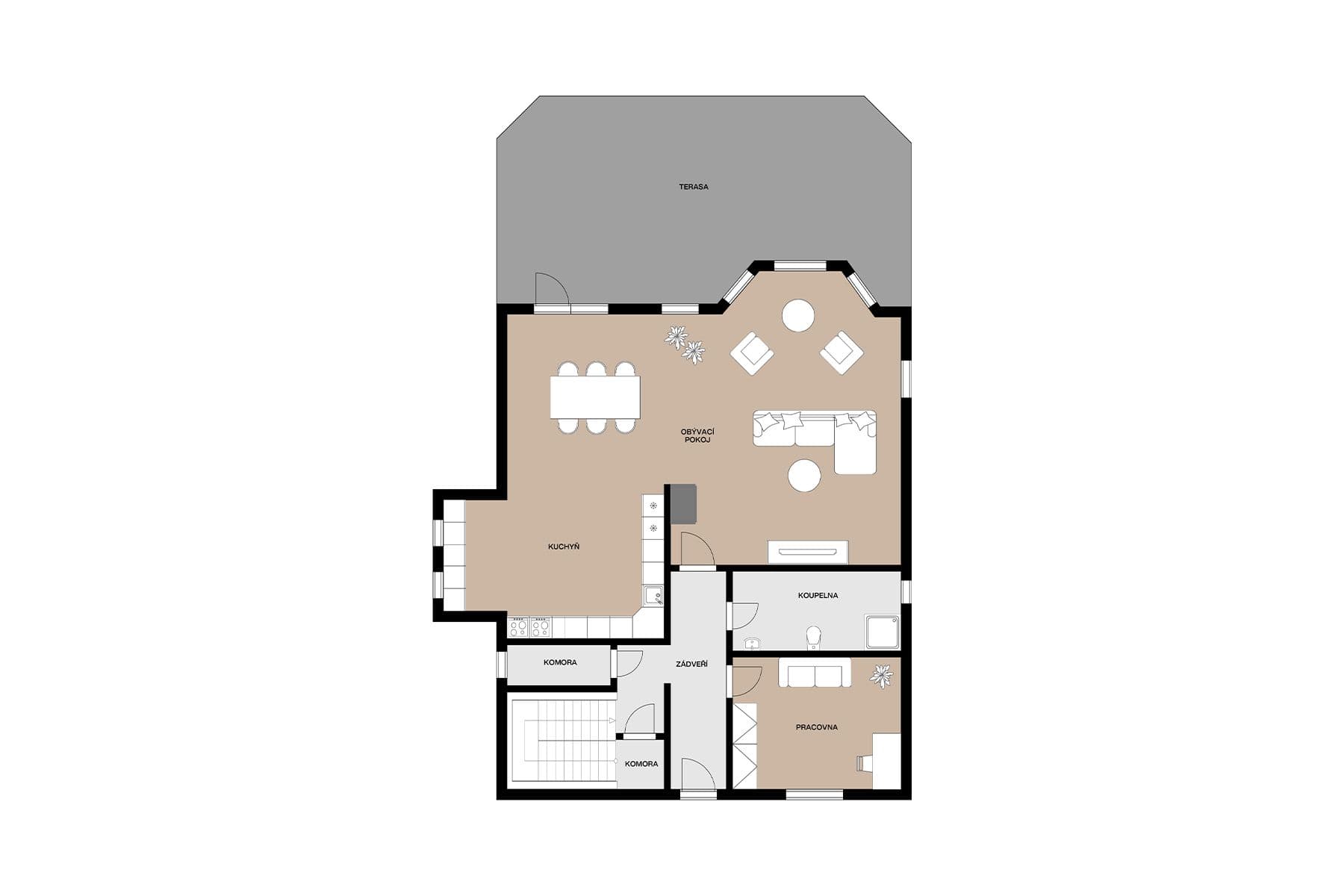 Predaj domu 220 m², pozemek 1.315 m², Božkov, Mnichovice, Středočeský kraj Predaj domu 220 m², pozemek 1.315 m², Božkov, Mnichovice, Středočeský kraj