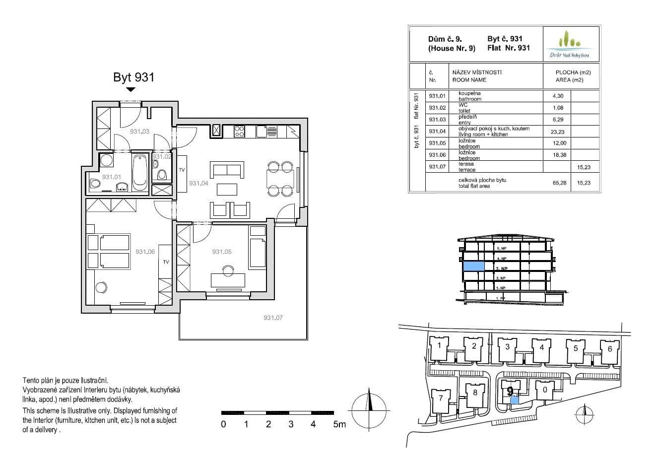 Prenájom bytu 3-izbový 65 m², Jana Přibíka, Praha, Praha Prenájom bytu 3-izbový 65 m², Jana Přibíka, Praha, Praha